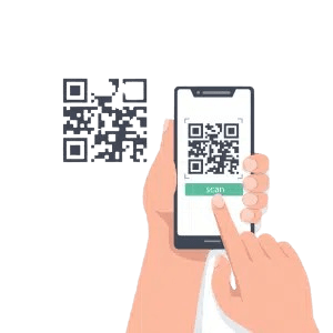 Scan QR code example